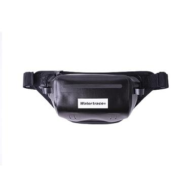 Imagem de watertrace Pochete impermeável para snorkeling, bolsa de cintura para canoa, caiaque, raft, surf, natação, barco, armazenamento de prancha de remo (amarelo), Preto, Adjustable, lightweight waist pack