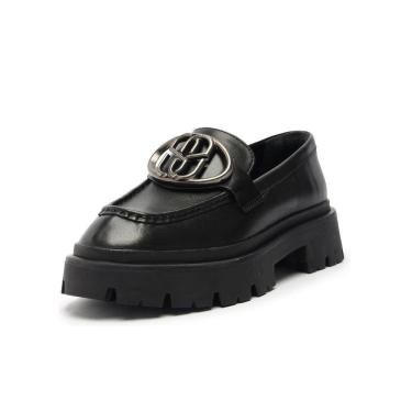 Imagem de Mocassim Tratorado Axel Couro Preto Schutz Feminino