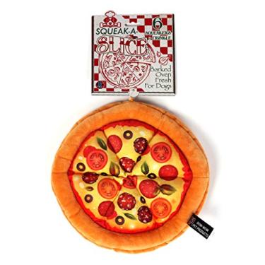 Imagem de Bow Wow Pet Brinquedo de pelúcia para cães de pizza (97671)