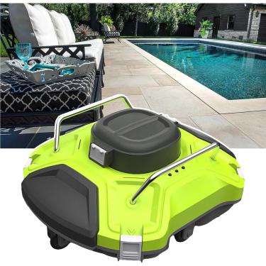 Imagem de Aspirador de pó automático para piscina, aspirador subaquático com controle inteligente, robô aspirador de piscina com bolsa de 6 litros