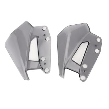 Imagem de Defletor de Lateral do Pára-brisa, Defletor de Ar de Carenagem de Pára-brisa Resistente Atualizado, 1 par para R1300GS (Cinza)