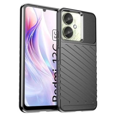 Imagem de Capas para Xiaomi Poco C65.Caso básico,Botão de pressão flexível / 360 ° Proteção completa,Sensação arenácea