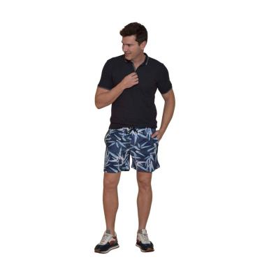 Imagem de Shorts Nino Danieli Masculino Florido Shmv80488 Preto-Masculino