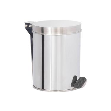 Imagem de Lixeira em Aço Inox 05L Pedal Redonda