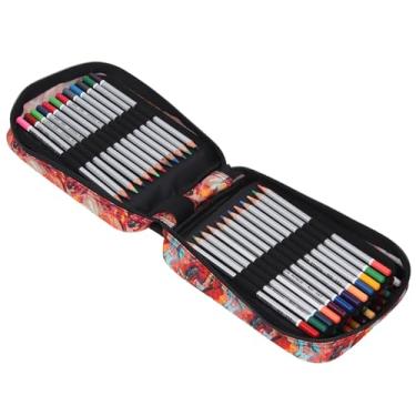 Imagem de Conjunto de Lápis Colorido, Conjunto de Lápis de 72 Cores Com Bolsa de Armazenamento, Lápis de Cor à Base de óleo para Desenho Artístico, Esboço, Coloração para Misturar Sombras
