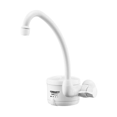 Imagem de Torneira Elétrica Lorenzetti Loren Easy Parede Branca 4 Temperaturas 5500W 220V