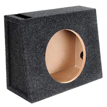 Imagem de Atrend Caixa de Subwoofer Bbox 25,4 cm Ventilada Preta - Caixa de Subwoofer para Carro com Terminais de Acabamento de Níquel