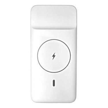 Imagem de Carregador Portátil 10.000mAh sem Fio Indução Turbo 20w Branco - It-Bl
