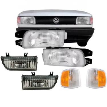 Imagem de Par Gol Quadrado Par De Farol+par Pisca Milha 91 92 93 94 95 - DFEB