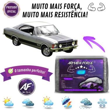 Imagem de Capa De Cobrir Carro Chevrolet Opala Forrada Impermeável Armada Force 