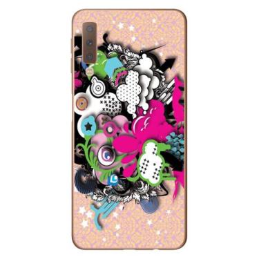 Imagem de Capa Adesivo Skin104 Verso Para Samsung Galaxy A7 2018 - KawaSkin