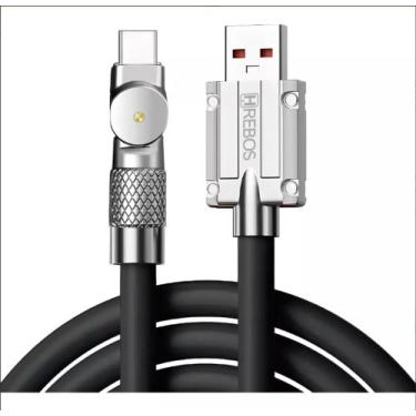 Imagem de Cabo Usb Carregador E Dados Turbo Tipo C 120w 1 Metro Hrebos Hs-569 Co