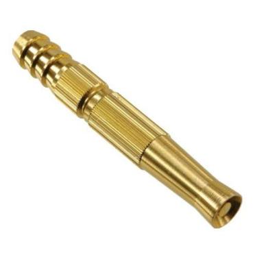 Imagem de Esguicho Jato Regulável P/ Mangueira Alumínio Dourado 1/2" - Ajax - Ga