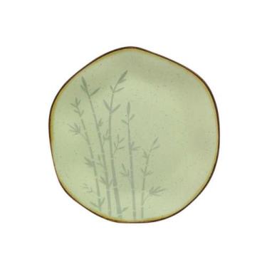 Imagem de Prato Sobremesa Em Porcelana Ryo Bambu 21,5cm Oxford