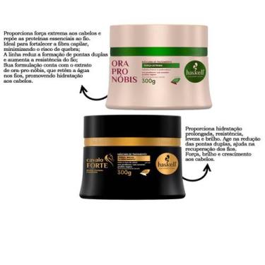 Imagem de Cronograma Haskell Máscaras Cavalo Forte +Ora Pro Nobis 300g