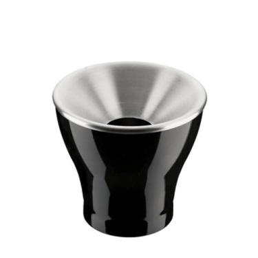 Imagem de Cuspideira De Vinho Para Degustação Preto Branco Inox 2.5L - Boccati, 