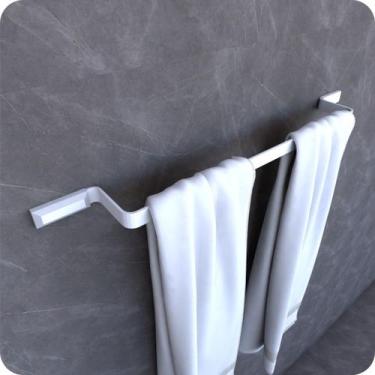 Imagem de Suporte Porta Toalhas De Banho Branco Empire - MetalCromo