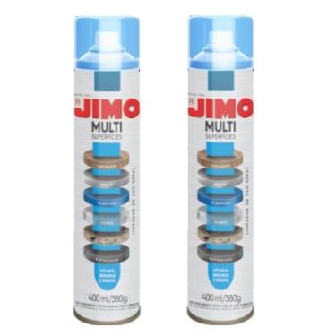 Imagem de Kit 2 Jimo Multi Superficies 400ml Metal Plastico Eletronicos