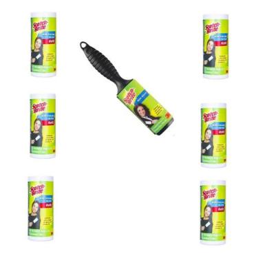 Imagem de Tira Pelo Rolo Adesivo Original Scotch Brite 100x3,1 3m Com 6 Refil