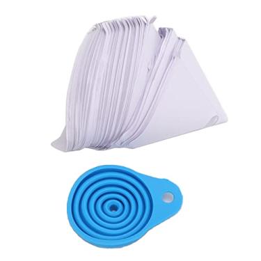 Imagem de FILTRO DE PINTURA FUNIL DE SILICONE FILTROS DE RESINA DE ALTO DESEMPENHO MALHA DE NYLON NÃO TÓXICA PARA LIMPEZA DE CARRO PISTOLA PULVERIZADOR SEM AR