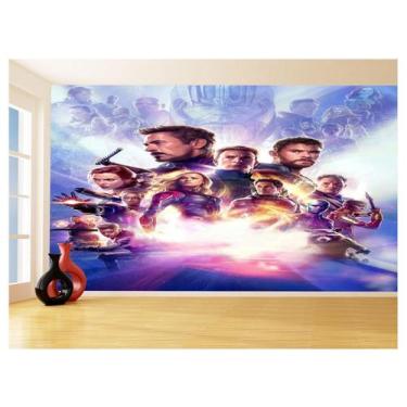 Imagem de Papel De Parede 3D Heróis Vingadores Ultimato 3,5M Nhma287 - Você Deco