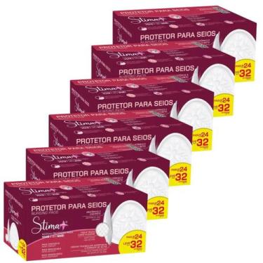 Imagem de Kit 192 unidades de protetor absorvente para seios stima +