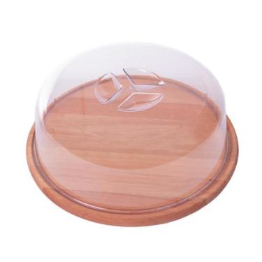 Imagem de Boleira de Madeira com Tampa Essence - Domama