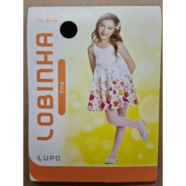 Imagem de Meia Calça Fina Infantil Fio 20 Lupo Loba 2570., G, Champagne