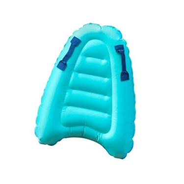 Imagem de Colaxi Prancha de surfe inflável Surf Kickboard para crianças Surf Body Board com alças Bote de piscina inflável para festa na praia Verão, Azul