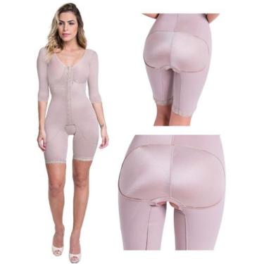 Imagem de Macacão Cinta Pós Operatório Bioplastia Gluteoplastia Prótese Silicone