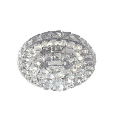 Imagem de Plafon Taschibra Moder Cristal Redondo Led Dual Color Bivolt