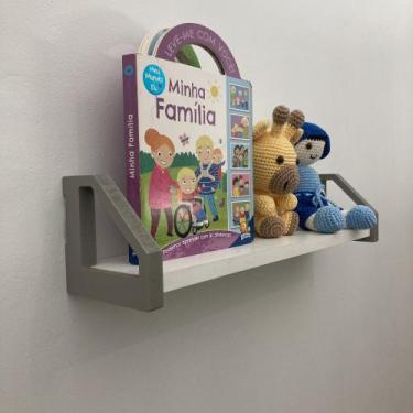 Imagem de Prateleira geométrica colorida quarto decoração infantil 60 - Souvenir