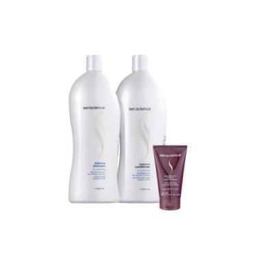 Imagem de Kit Senscience Balance Salon Moisture Lock (3 Produtos)