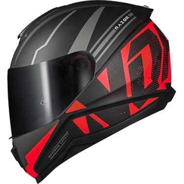 Imagem de Capacete Moto Masculino Fechado Norisk Razor Full Vermelho (60)