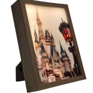 Imagem de Porta Retrato com Luz de LED USB, Branco - Master