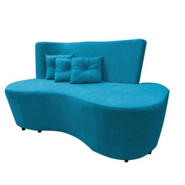 Imagem de Poltrona Organico Curvo Feijao Alliance  - Beatriz  Decor, TURQUESA