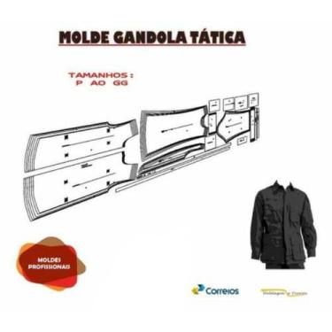 Imagem de Molde De Gandola Tática, Modelagem&Diversos, P ao XG