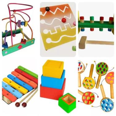 Imagem de Kit Especial Brinquedos Coordenação Motora Primeira Infância - BRINQUE