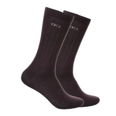 Imagem de Kit 9 Pares Meias Keny Masc Social Casual Sport Fino Algodão, Marrom, 