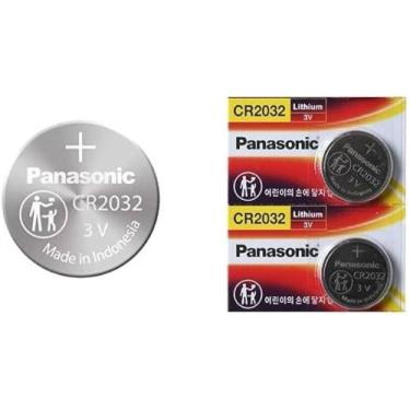 Imagem de 2 Bateria 3V CR2032 Moeda Panasonic 