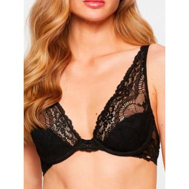 Imagem de Sutiã com aro e sem bojo valisere 24250 taça b, 46, Preto
