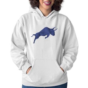 Imagem de Moletom Feminino Polymath - Foca na Moda, Branco, GG