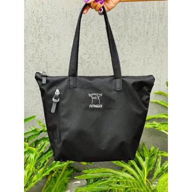 Imagem de Bolsa Shopper Nylon FITNESS de Ombro Clean Esportiva Academia Bags Gym