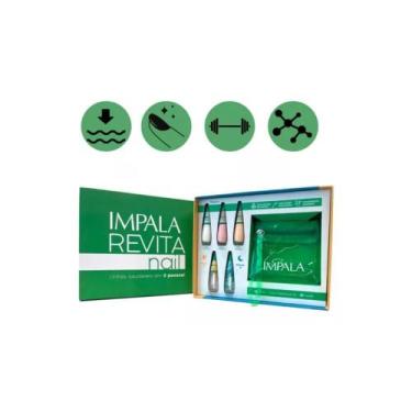 Imagem de Impala kit Revita nail 5 esmaltes