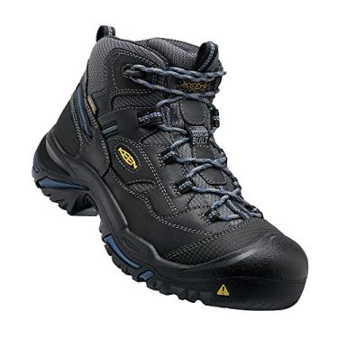Imagem de KEEN Utility Bota masculina Braddock de cano médio com bico macio, Azul corvo/propriedade, 40