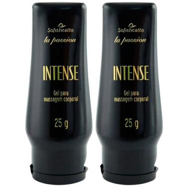 Imagem de 2 Intense Gel Lubrificante Para Massagem Corporal 25g - Sofisticatto