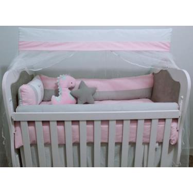 Imagem de Kit de Berço Crescer - 10 Peças - Bebê Pelúcias e Enxovais, Dino Cute 