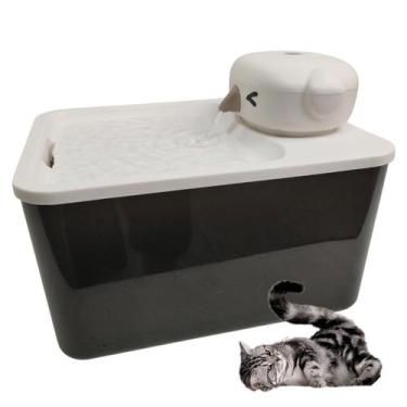 Imagem de Bebedouro Fonte de Agua Gato Pet Cachorro Felino Cao Animal de Estimaç