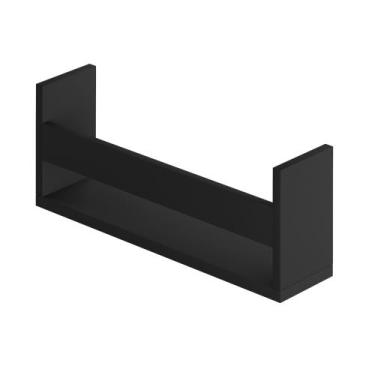 Imagem de Prateleira Nicho Parede Mdf Livro Revista Infantil - Deliquadros, Pret