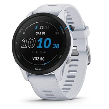 Imagem de Garmin Forerunner 255 Music, Gps Executando Smartwatch com Música, Insights Avançados, Bateria de Longa Duração, Branco